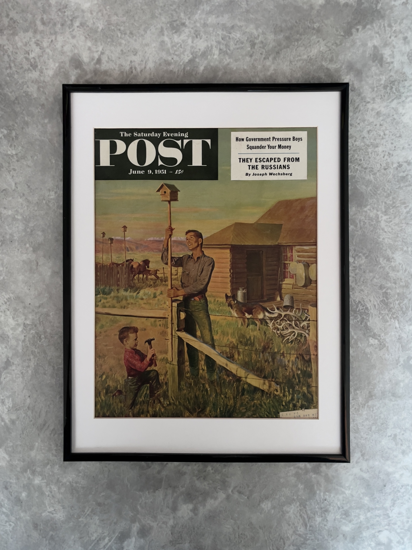 Оригинальная обложка журнала «The Sunday Post» от 9 июня 1951 года