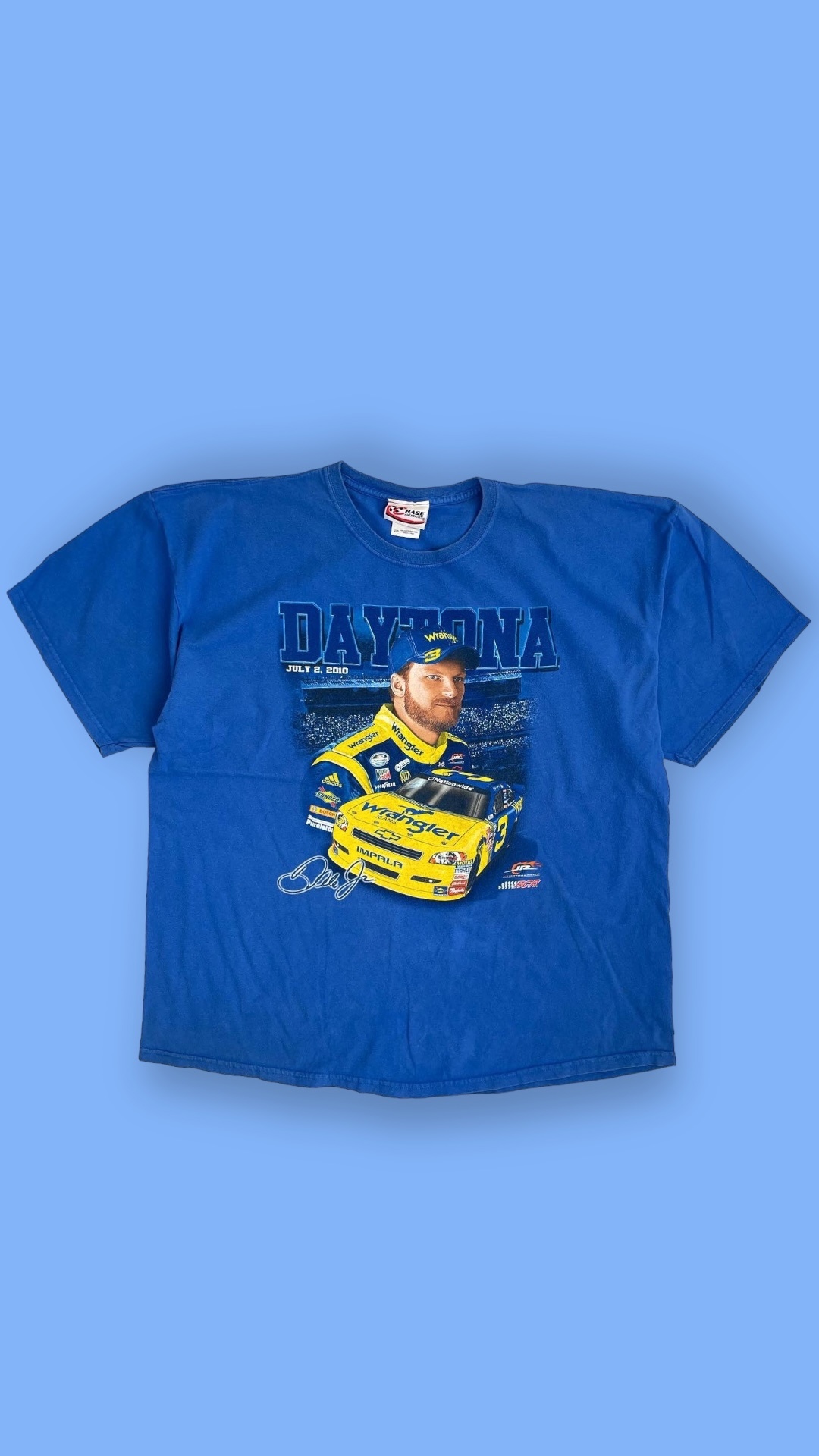 Футболка 2010 года «Nascar Daytona Dale Earnhardt & Dale Earnhardt Jr»