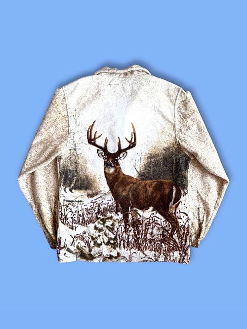 Флис кофта с оленем 