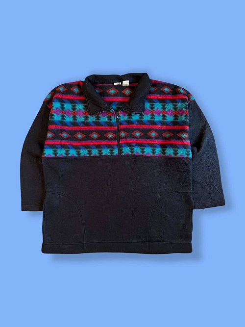 Флис кофта с узорами   