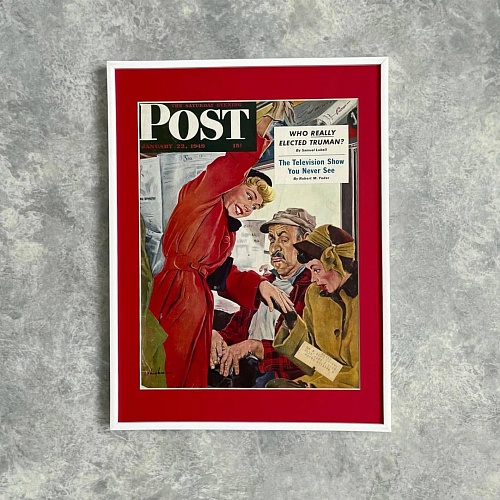 Обложка The Saturday Evening Post от 22 января 1949 года