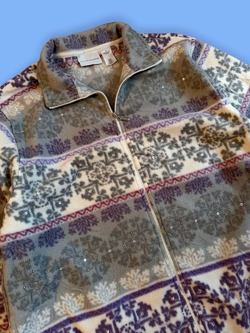 Флис кофта на молнии 