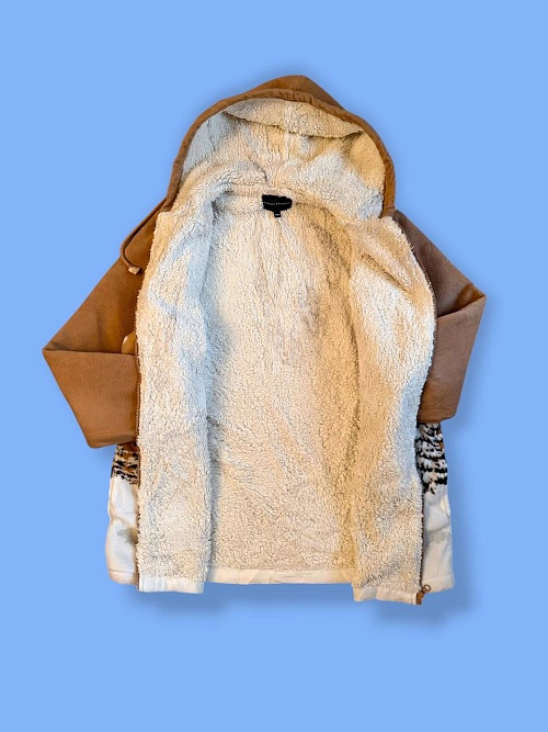 Флис кофта/куртка с тигром