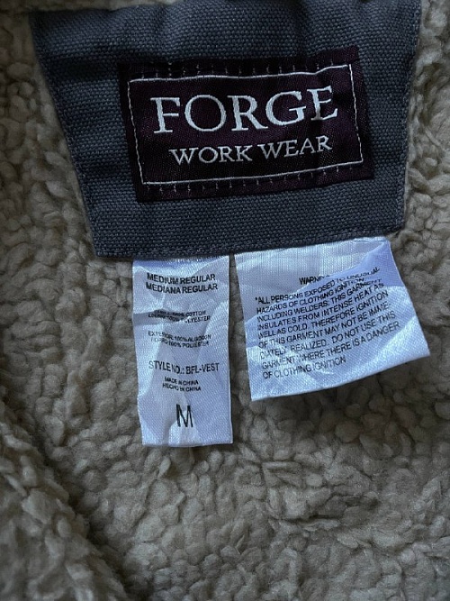 Плотная рабочая жилетка «Forge Work Wear»