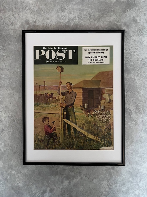 Оригинальная обложка журнала «The Sunday Post» от 9 июня 1951 года