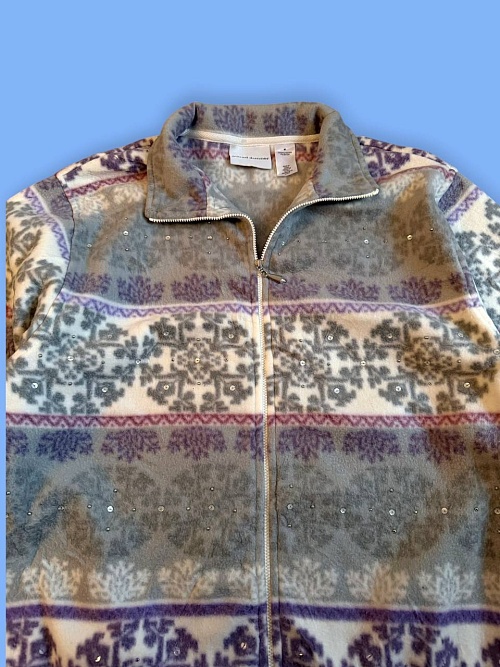 Флис кофта на молнии 