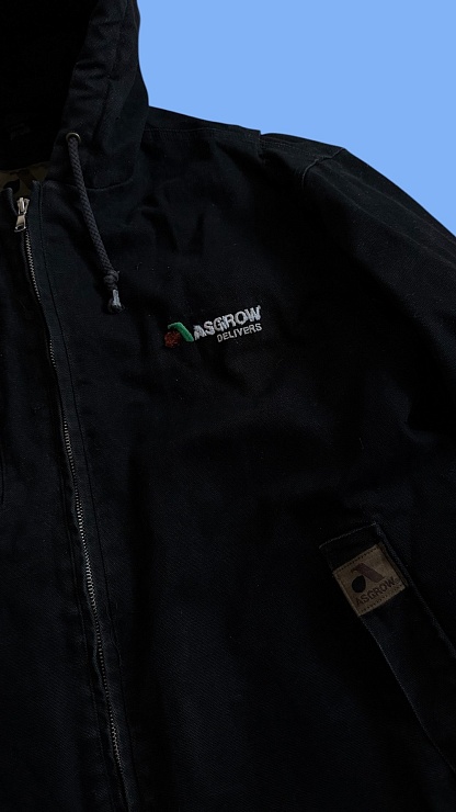Плотная рабочая куртка active jacket «Asgrow Delivers»