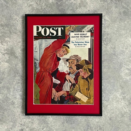  Обложка The Saturday Evening Post от 22 января 1949 года