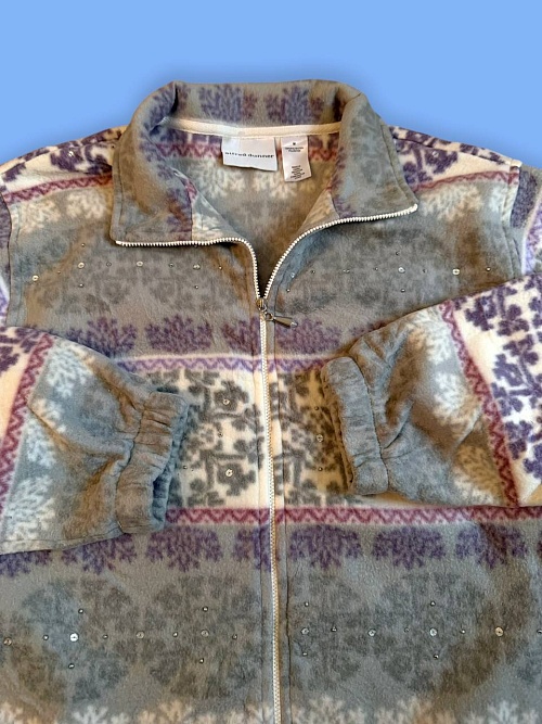 Флис кофта на молнии 